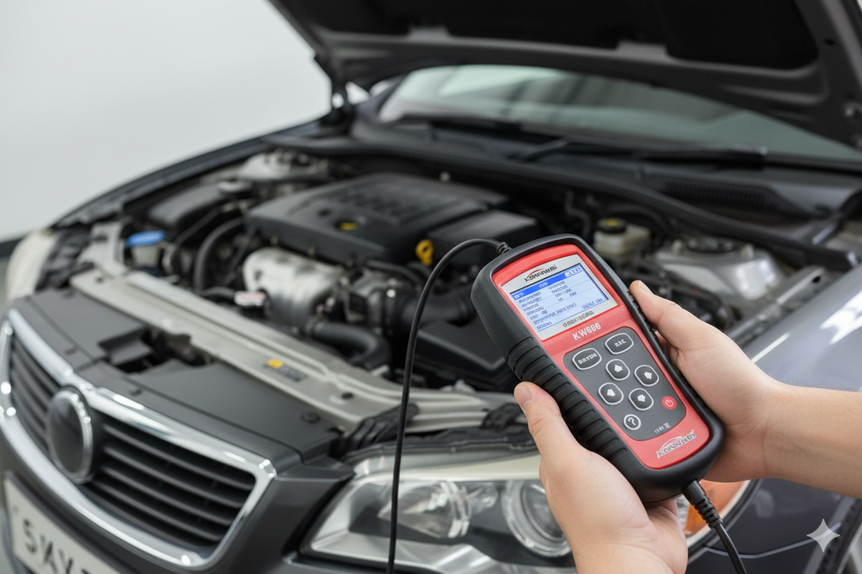 Scanner automotivo KONNWEI KW808 para diagnóstico