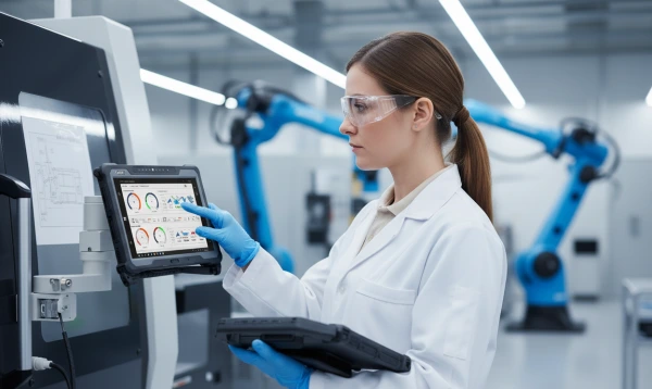 Tablet industrial Getac A140 para o setor produtivo