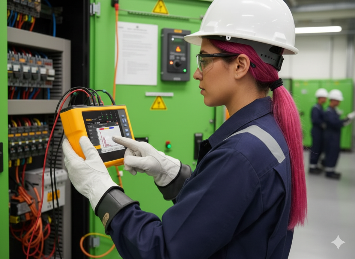 Analisador de qualidade de energia: eficiência elétrica