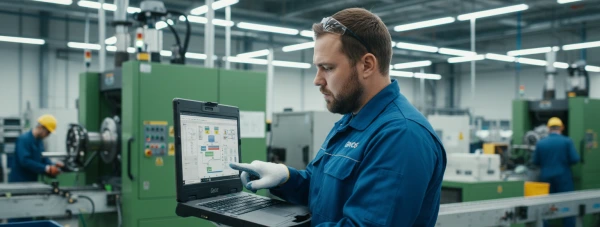 Notebooks industriais na construção civil moderna