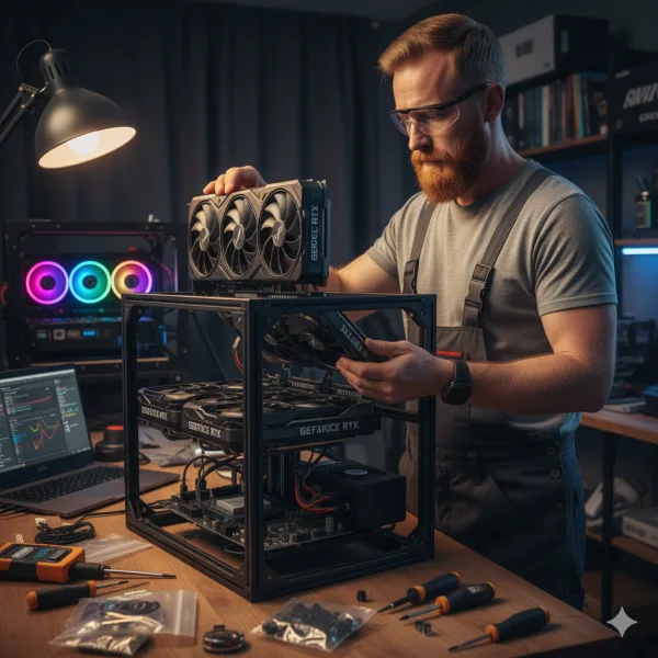 Como montar uma rig de mineração: guia prático