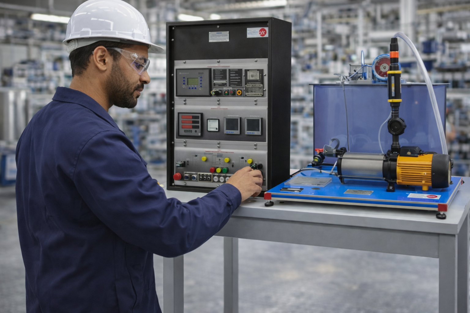 Bancadas com sensores: coleta de dados em tempo real