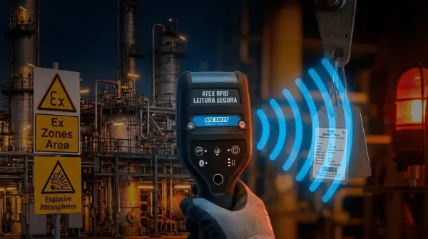 Leitor RFID ATEX: o que é, para que serve e como escolher o modelo correto