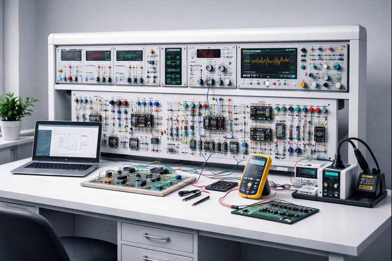 Bancada didática para estudos de eletrônica: como escolher e aplicar no ensino