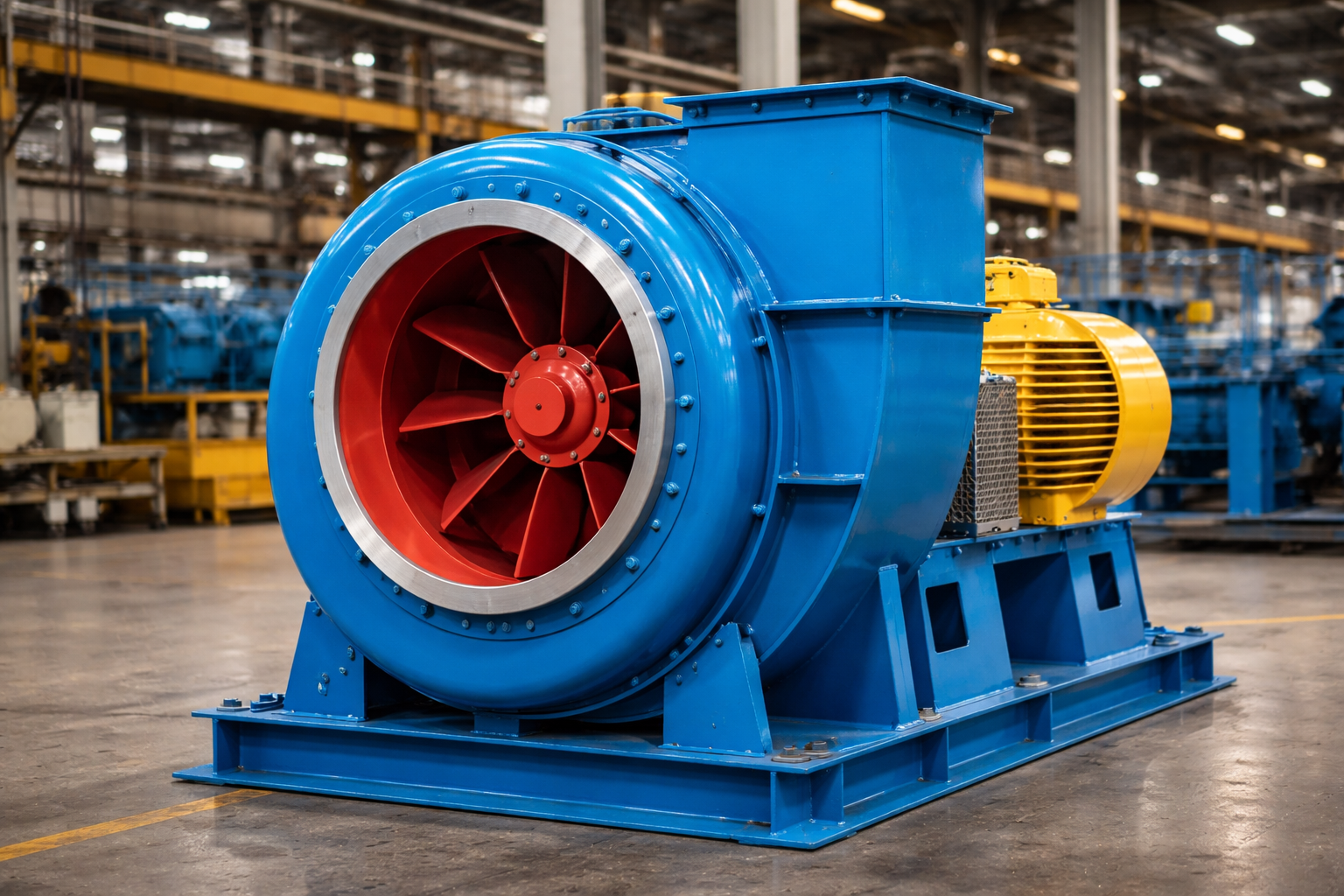 Aplicações do ventilador centrífugo na indústria