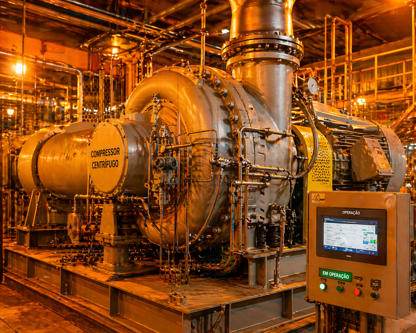 Compressor centrífugo vs alternativo: eficiência e aplicações