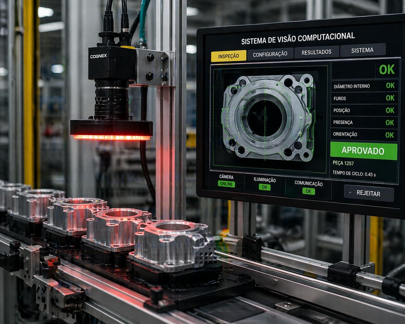 Como funciona um sistema de visão computacional na indústria?