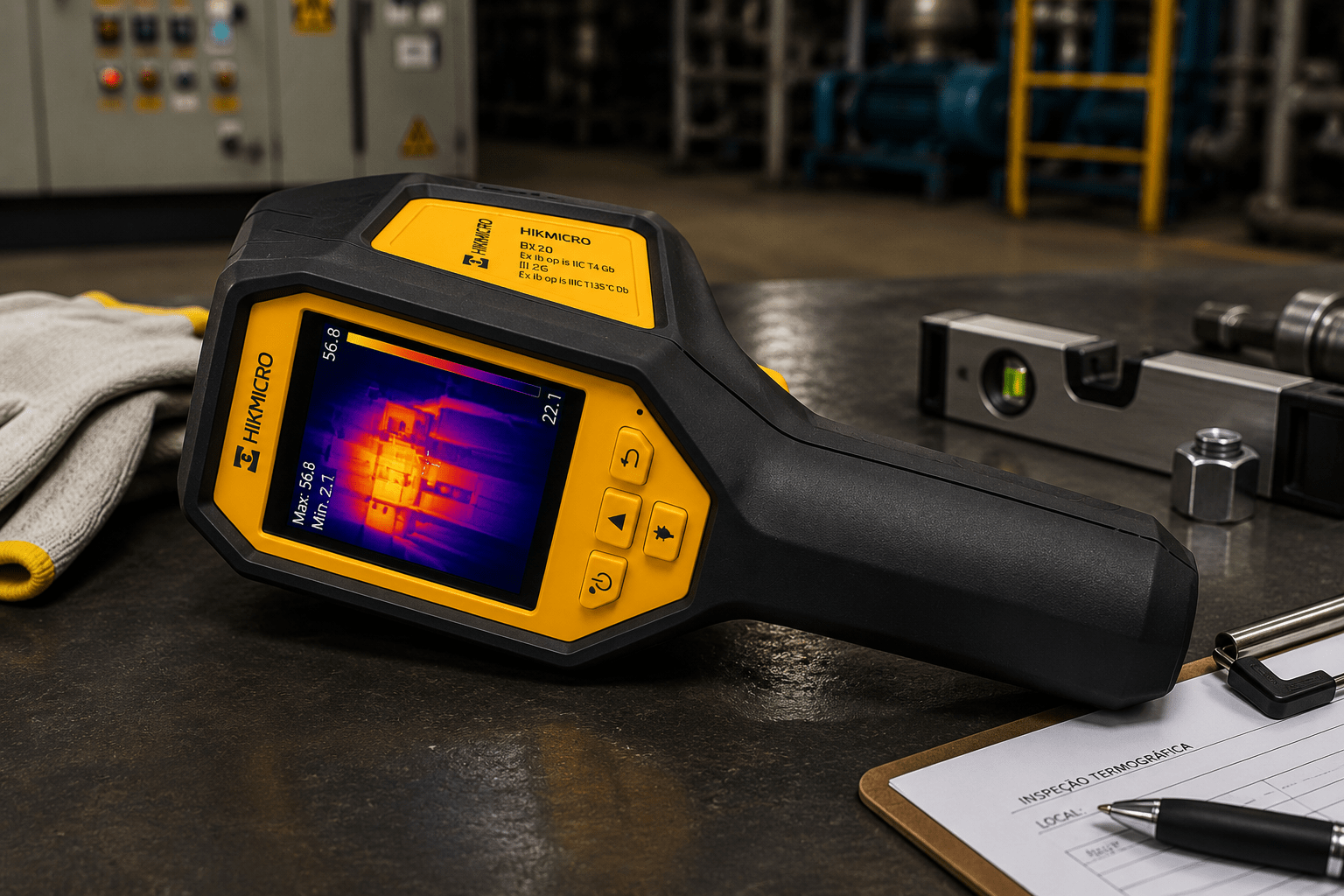 Câmera térmica industrial Ex/ATEX: como escolher e conhecer a Hikmicro BX20