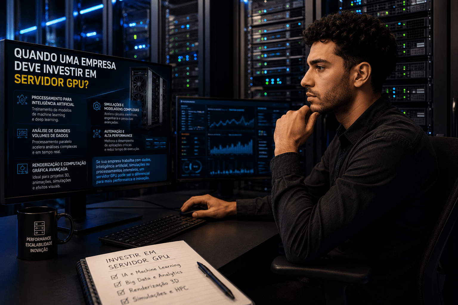 Servidores GPU para Inteligência Artificial